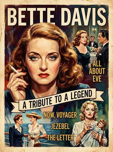 Bette Davis — Golden Era Tributes poster art